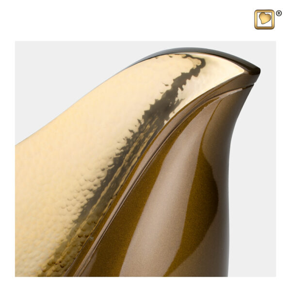 LoveBird™ - Bronze & Hammered Gold - Afbeelding 3