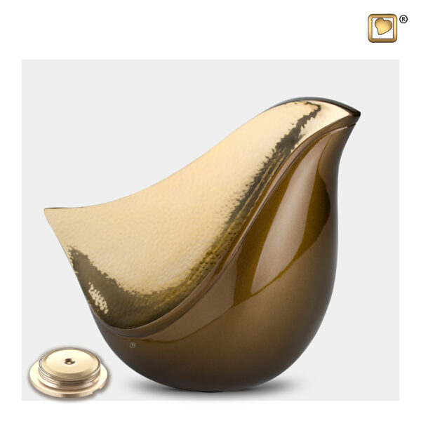 LoveBird™ - Bronze & Hammered Gold - Afbeelding 4