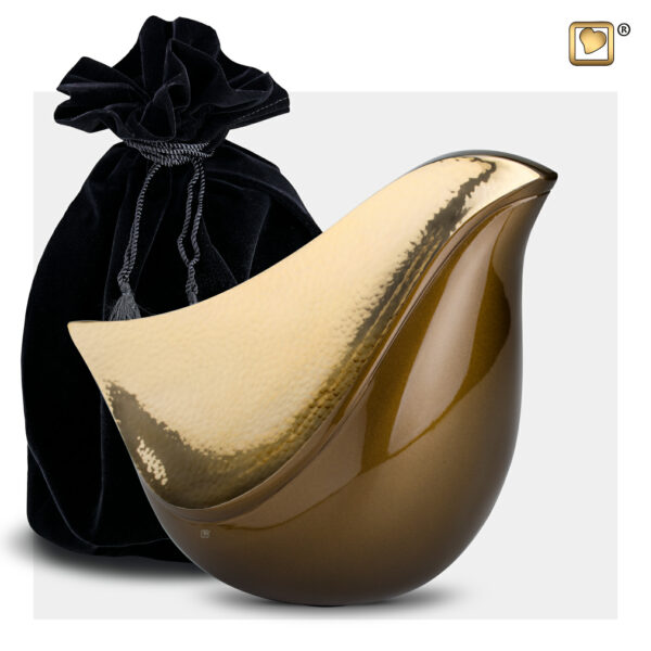 LoveBird™ - Bronze & Hammered Gold - Afbeelding 5