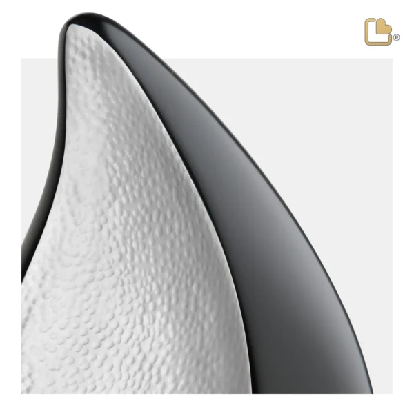 TearDrop™ - Black & Hammered Silver - Afbeelding 3