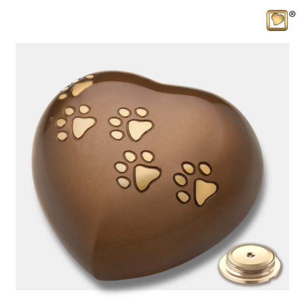 Heart Pet Multiple Paws - Bronze - Afbeelding 3