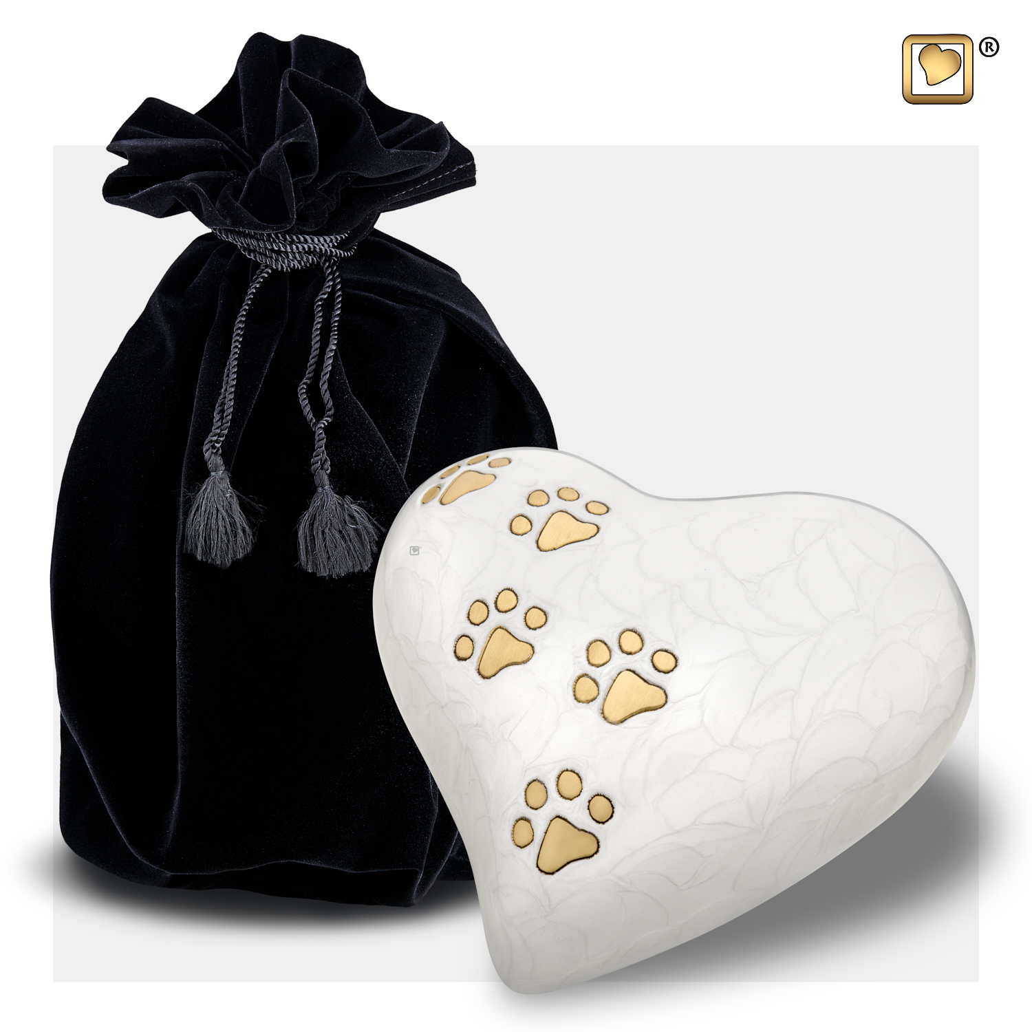 Heart Pet Collection White - Medium - Afbeelding 4