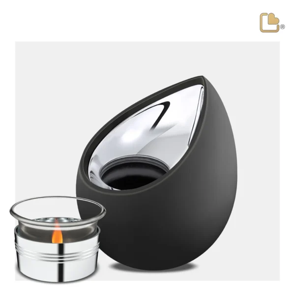 Drop™ Tealight Urn - Black - Afbeelding 2