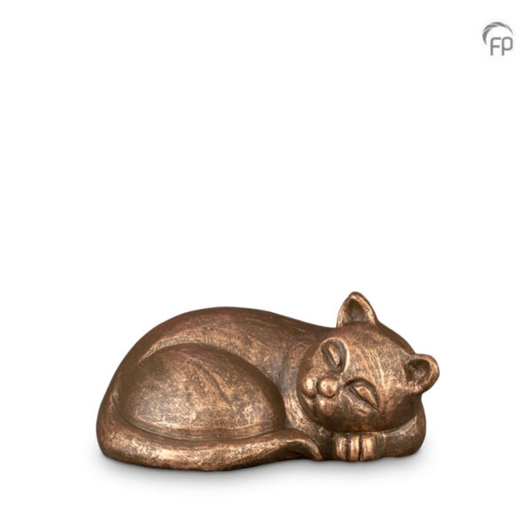 "Slapende kat" - Geert Kunen Urnen - Afbeelding 2