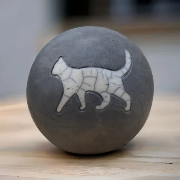 Katten-urn "Tijger" - Urnenatelier Unique