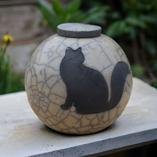 Katten-urn "Puck" - Urnenatelier Unique