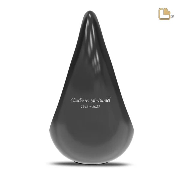 TearDrop™ - Black & Hammered Silver - Afbeelding 2