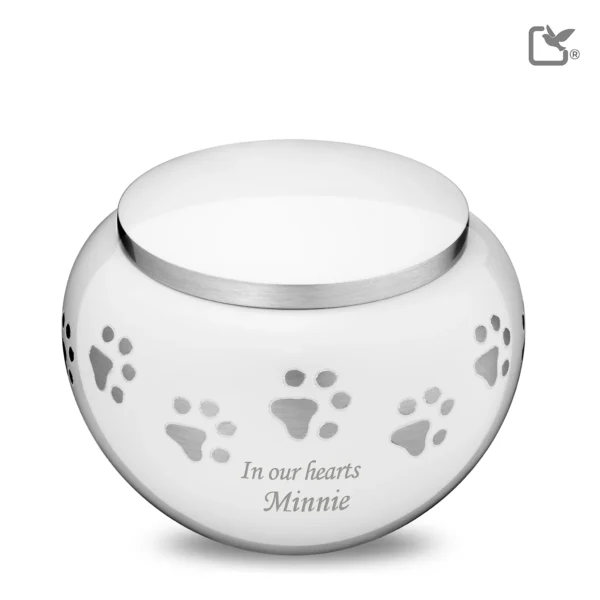 Classic Round Pet Collection - White - Afbeelding 2