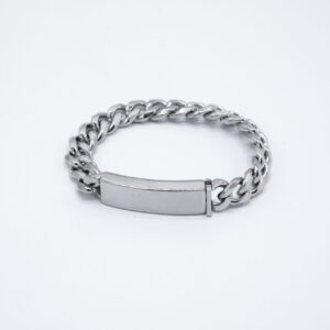 RVS Armband met grove schakel