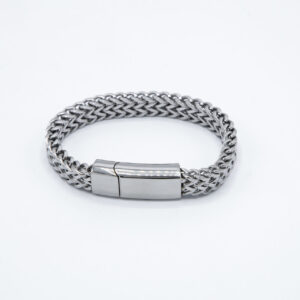 RVS Armband met dubbele schakel
