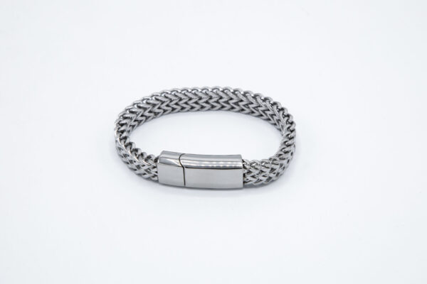 RVS Armband met dubbele schakel