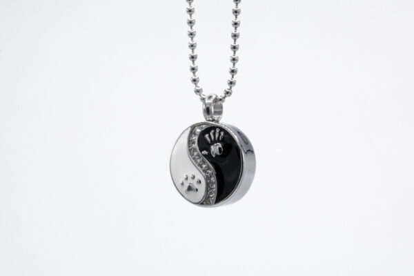 RVS Yin-Yang met hand en pootafdruk - Afbeelding 3